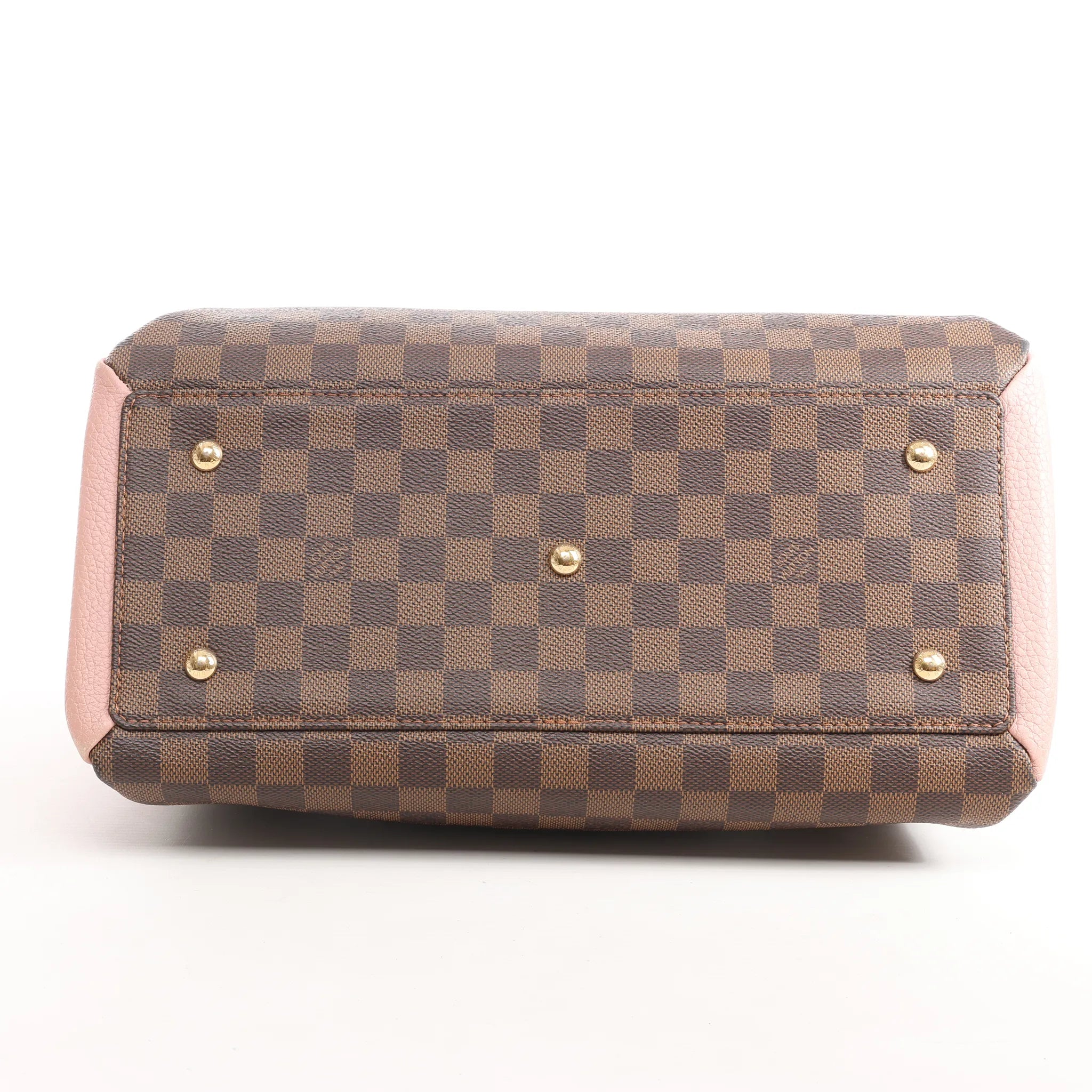 Louis Vuitton Normandy Damier Ebene 2Way Handbag in Brown x Pink N41488