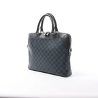 Louis Vuitton Oliver Damier Cobalt Handbag in Black x Navy Blue N51199