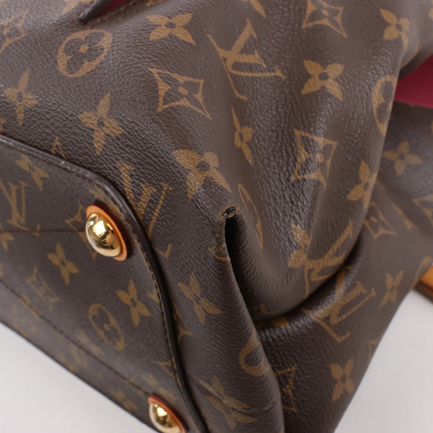 Louis Vuitton Monogram Olympe Shoulder Bag in Purple x Brown M41057