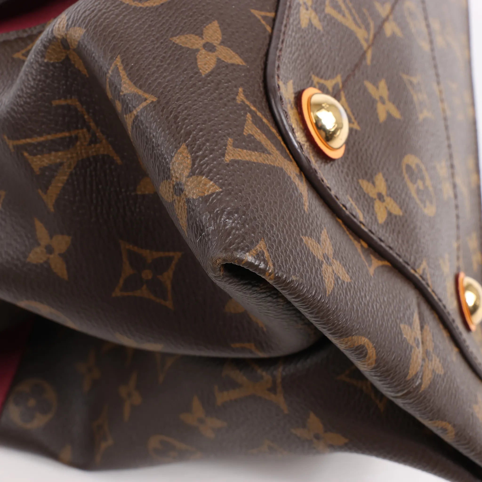 Louis Vuitton Monogram Olympe Shoulder Bag in Purple x Brown M41057