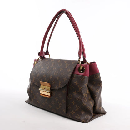 Louis Vuitton Monogram Olympe Shoulder Bag in Purple x Brown M41057