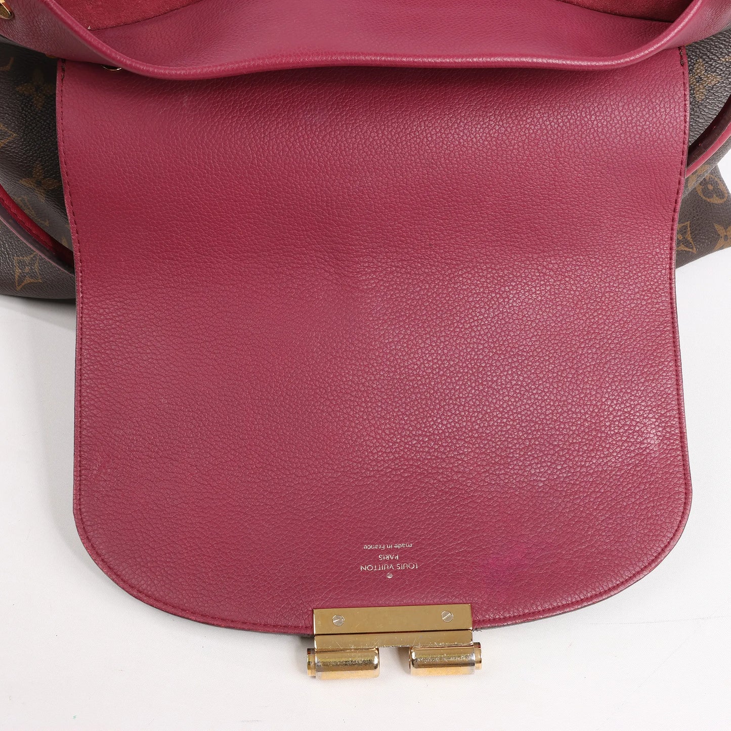 Louis Vuitton Monogram Olympe Shoulder Bag in Purple x Brown M41057