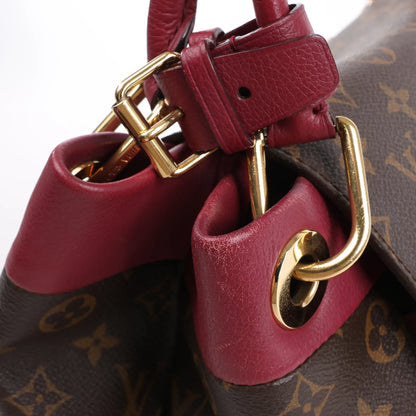 Louis Vuitton Monogram Olympe Shoulder Bag in Purple x Brown M41057