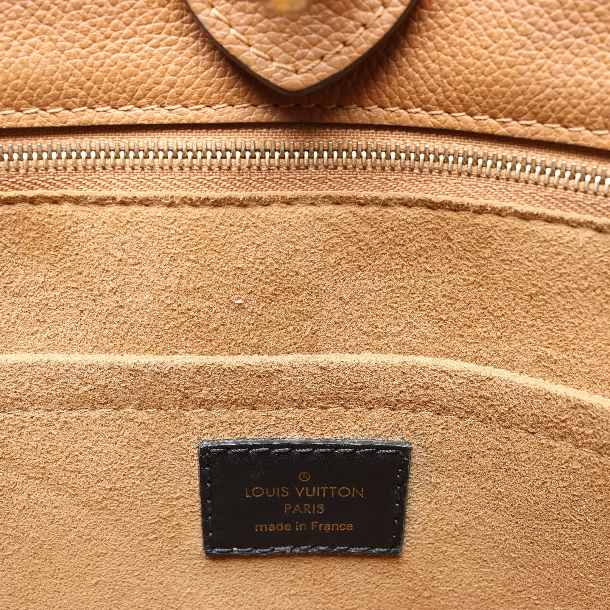 Louis Vuitton On My Side MM Monogram Leather 2Way Handbag in Brown x Black M53823
