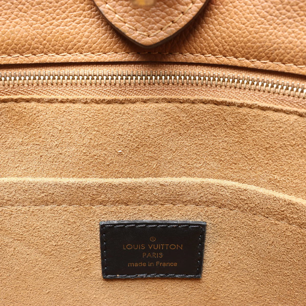 Louis Vuitton On My Side MM Monogram Leather 2Way Handbag in Brown x Black M53823