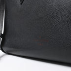 Louis Vuitton On My Side MM Monogram Leather 2Way Handbag in Brown x Black M53823