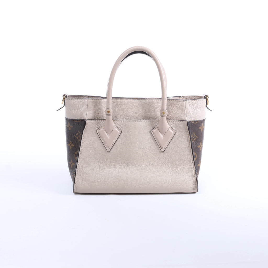 Louis Vuitton On My Side PM Monogram x Leather in Beige×Brown M57729