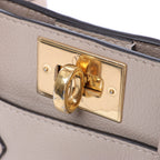 Louis Vuitton On My Side PM Monogram x Leather in Beige×Brown M57729