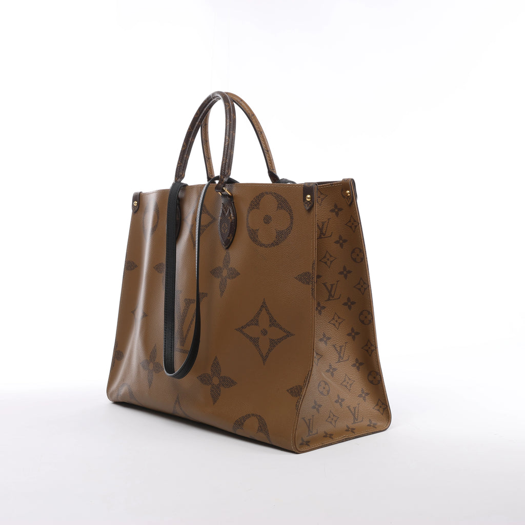 Louis Vuitton Giant Monogram Reverse On the Go MM en marrón M45321