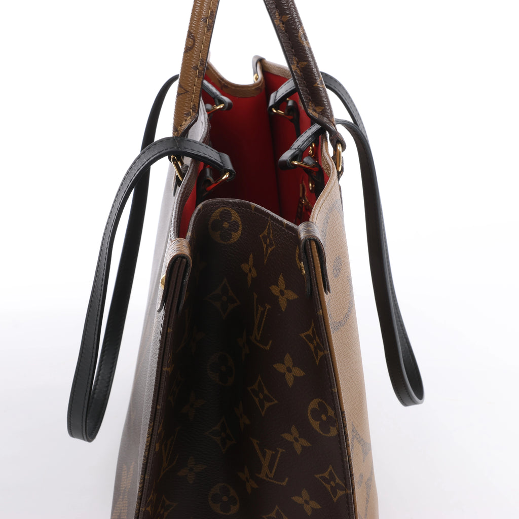 Louis Vuitton Giant Monogram Reverse On the Go MM en marrón M45321