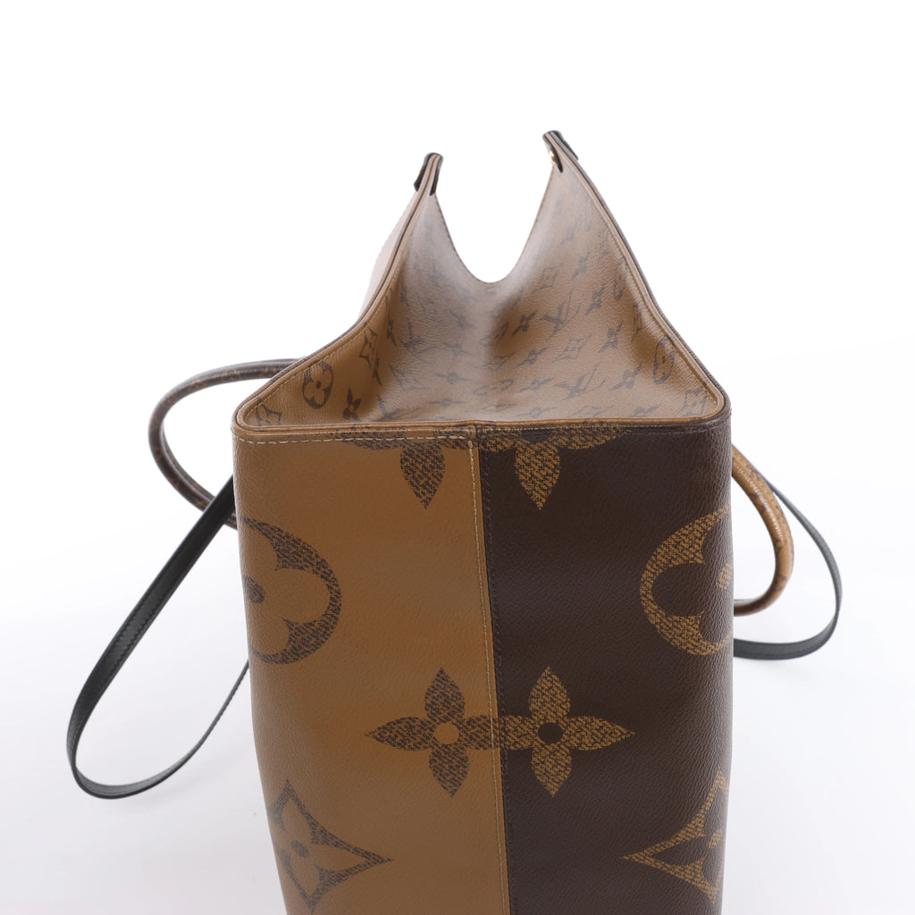 Louis Vuitton Giant Monogram Reverse On the Go MM en marrón M45321