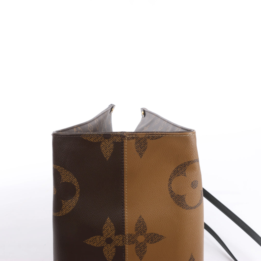 Louis Vuitton Giant Monogram Reverse On the Go MM en marrón M45321