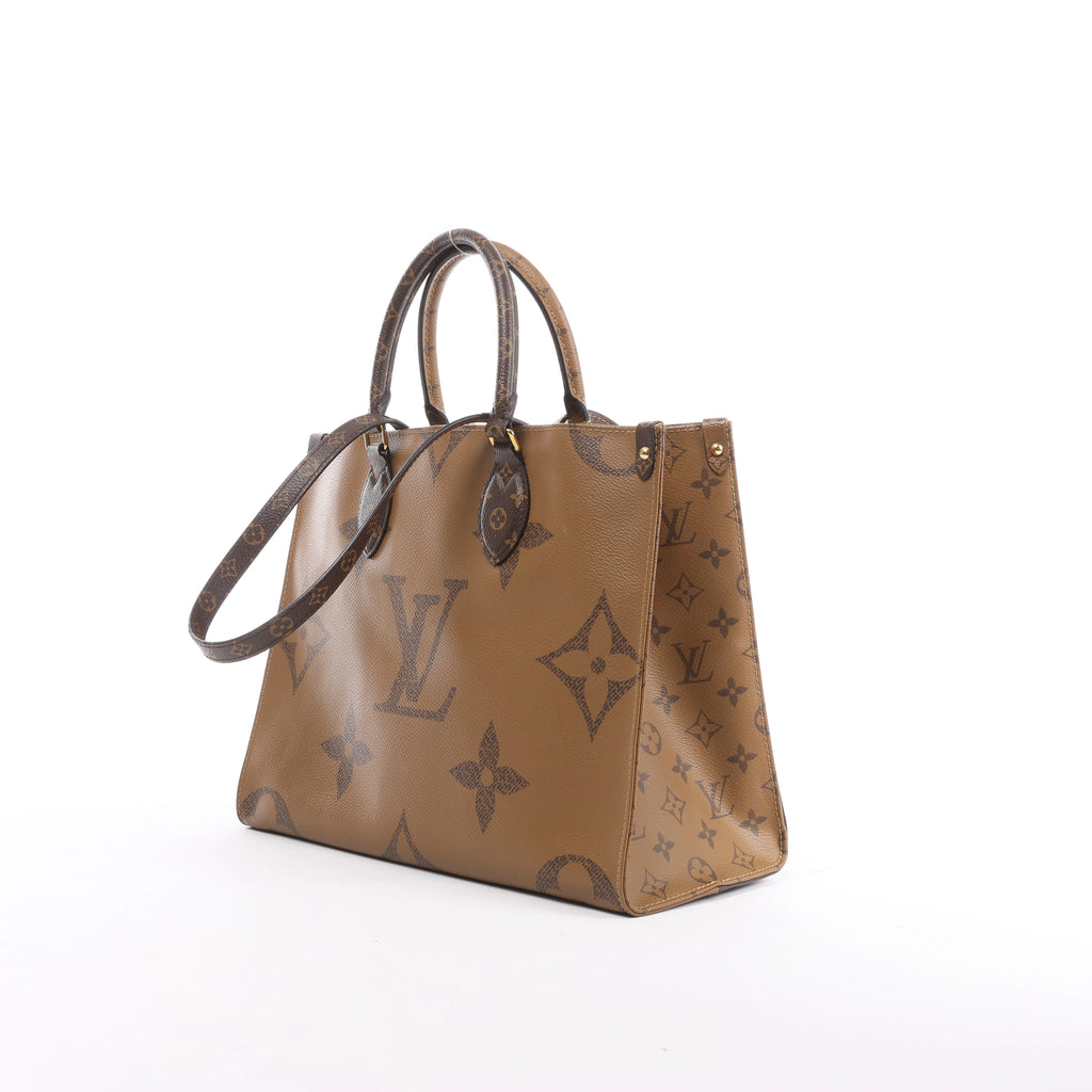 Louis Vuitton Giant Monogram Reverse On the Go MM en marrón M45321