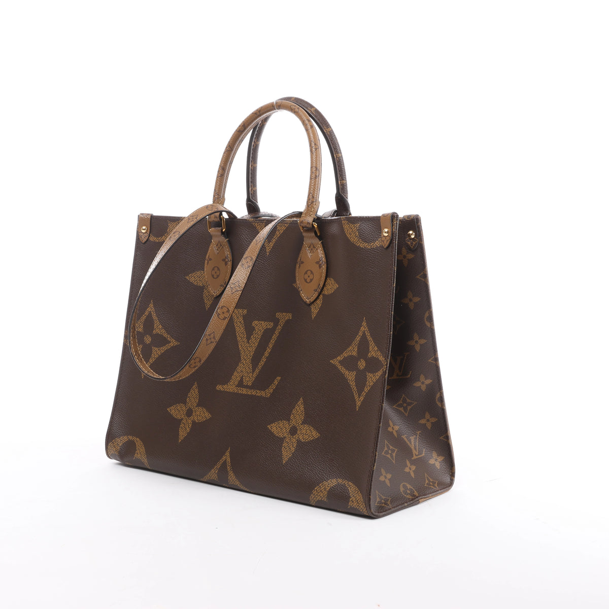 Louis Vuitton Giant Monogram Reverse On the Go MM en marrón M45321
