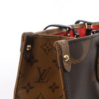 Louis Vuitton OnTheGo MM Giant Monogram Reverse 2Way Handbag in Brown M45321