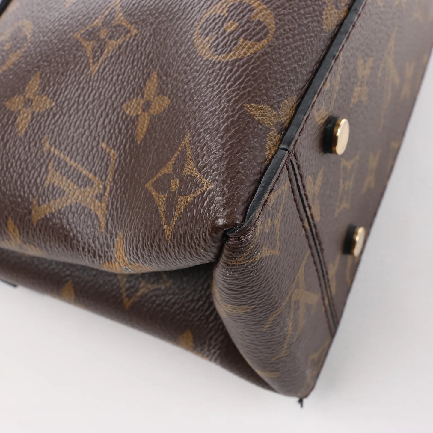 Sac à main Louis Vuitton en toile Monogram, une poignée, rabat, MM, 2 voies, M43125