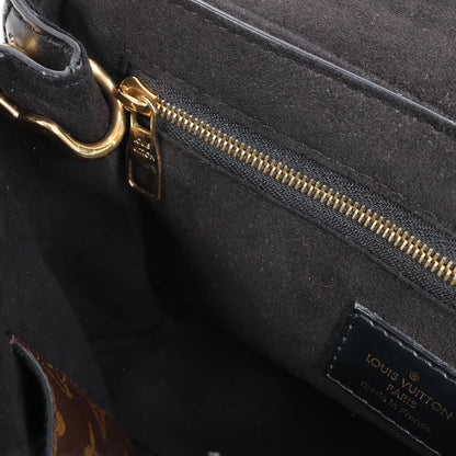 Sac à main Louis Vuitton en toile Monogram, une poignée, rabat, MM, 2 voies, M43125