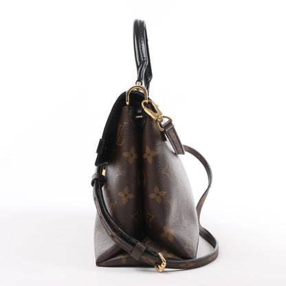 Sac à main Louis Vuitton en toile Monogram, une poignée, rabat, MM, 2 voies, M43125