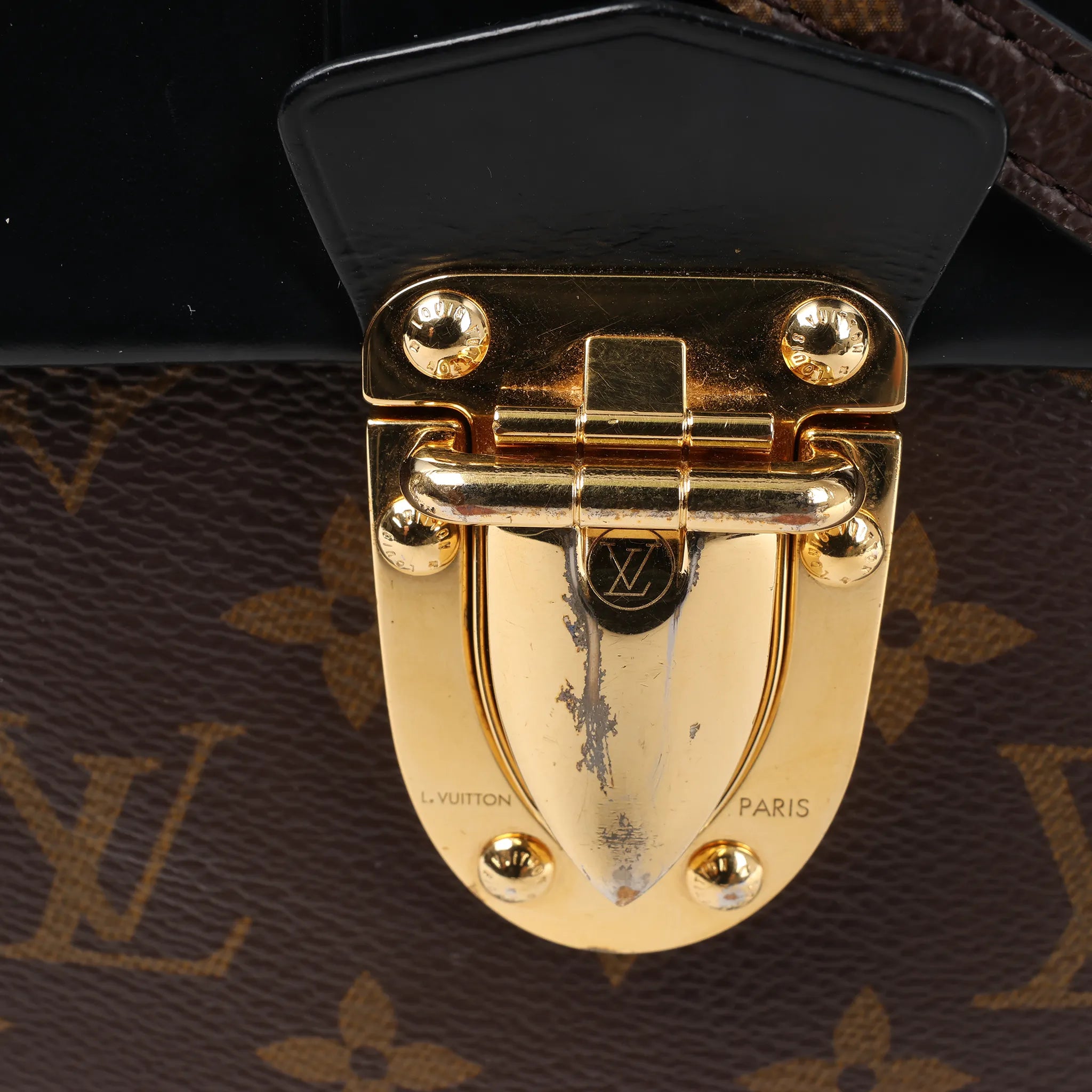 Louis Vuitton Monogram Canvas One Handle Flap Bag MM 2Way Handbag M43125