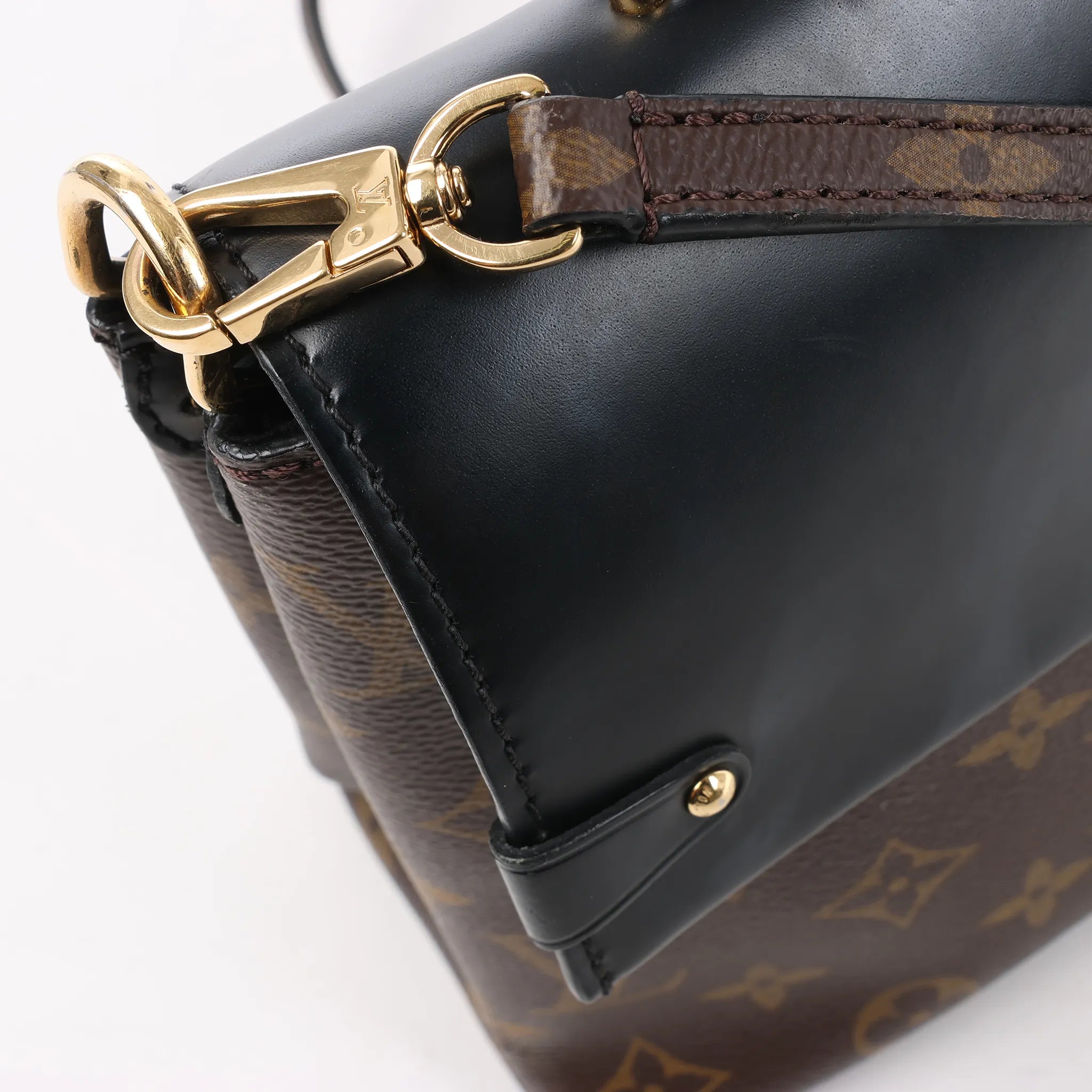 Louis Vuitton Monogram Canvas One Handle Flap Bag MM 2Way Handbag M43125