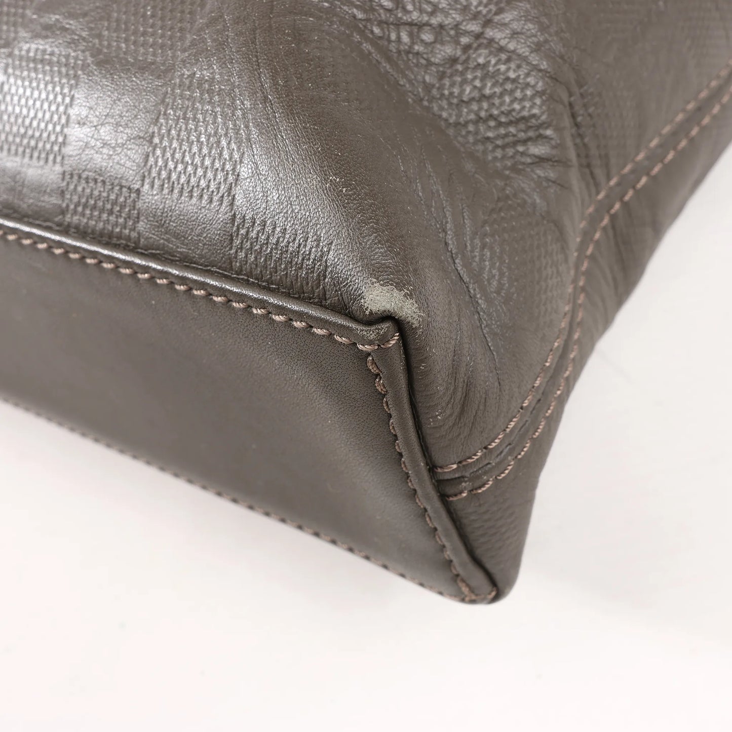 Louis Vuitton Damier Infini Porte-Documents Jour Handbag in Khaki