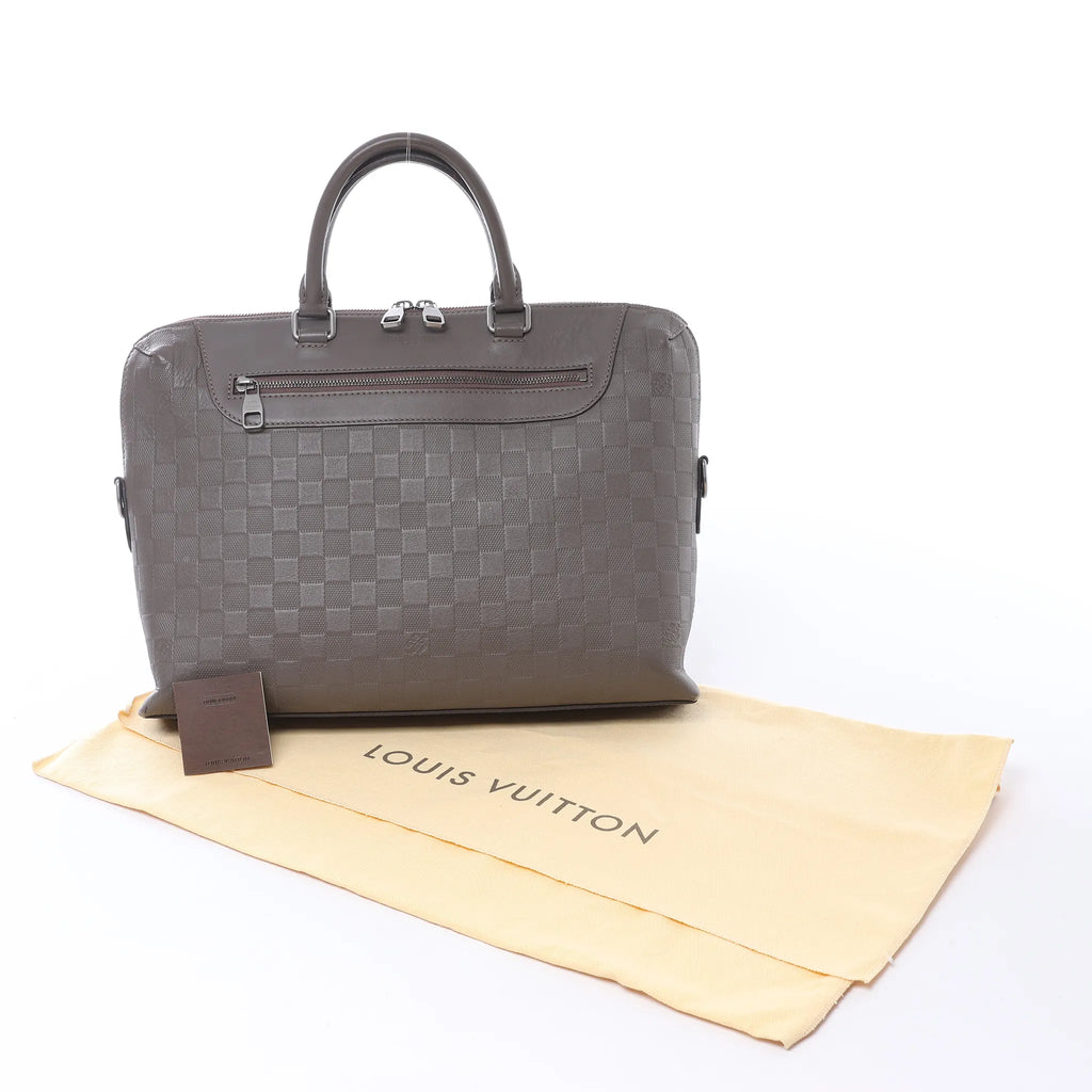 Louis Vuitton Porte-Documents Jour Damier Infini Handbag in Brown N48264