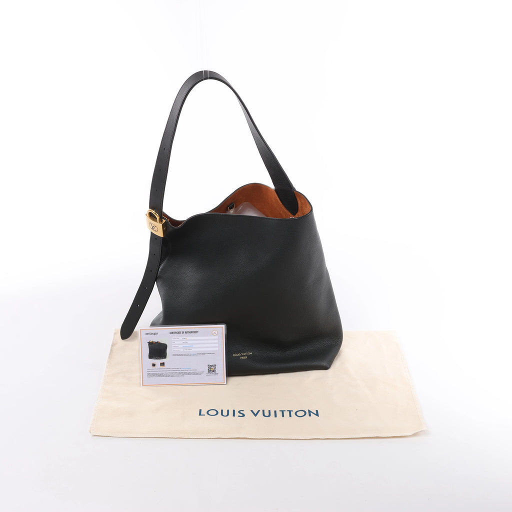 Louis Vuitton Lowkey Hobo MM Shoulder Bag in Black M24856