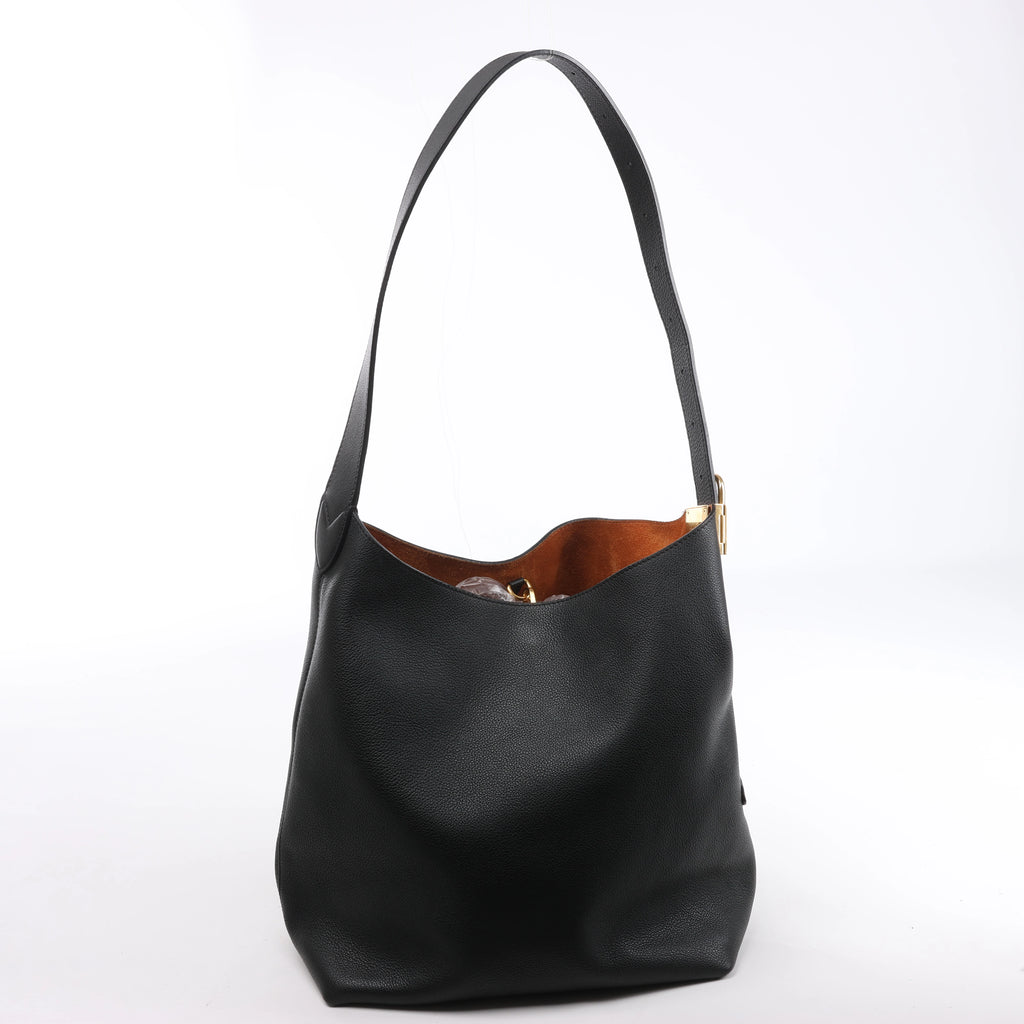 Louis Vuitton Lowkey Hobo MM Shoulder Bag in Black M24856