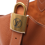 Louis Vuitton Padlock Lowkey Hobo MM Shoulder Bag in Brown M24974