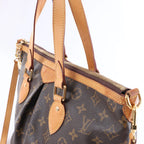 Louis Vuitton Palermo PM Monogram Bolso de mano 2 vías en Marrón M40145