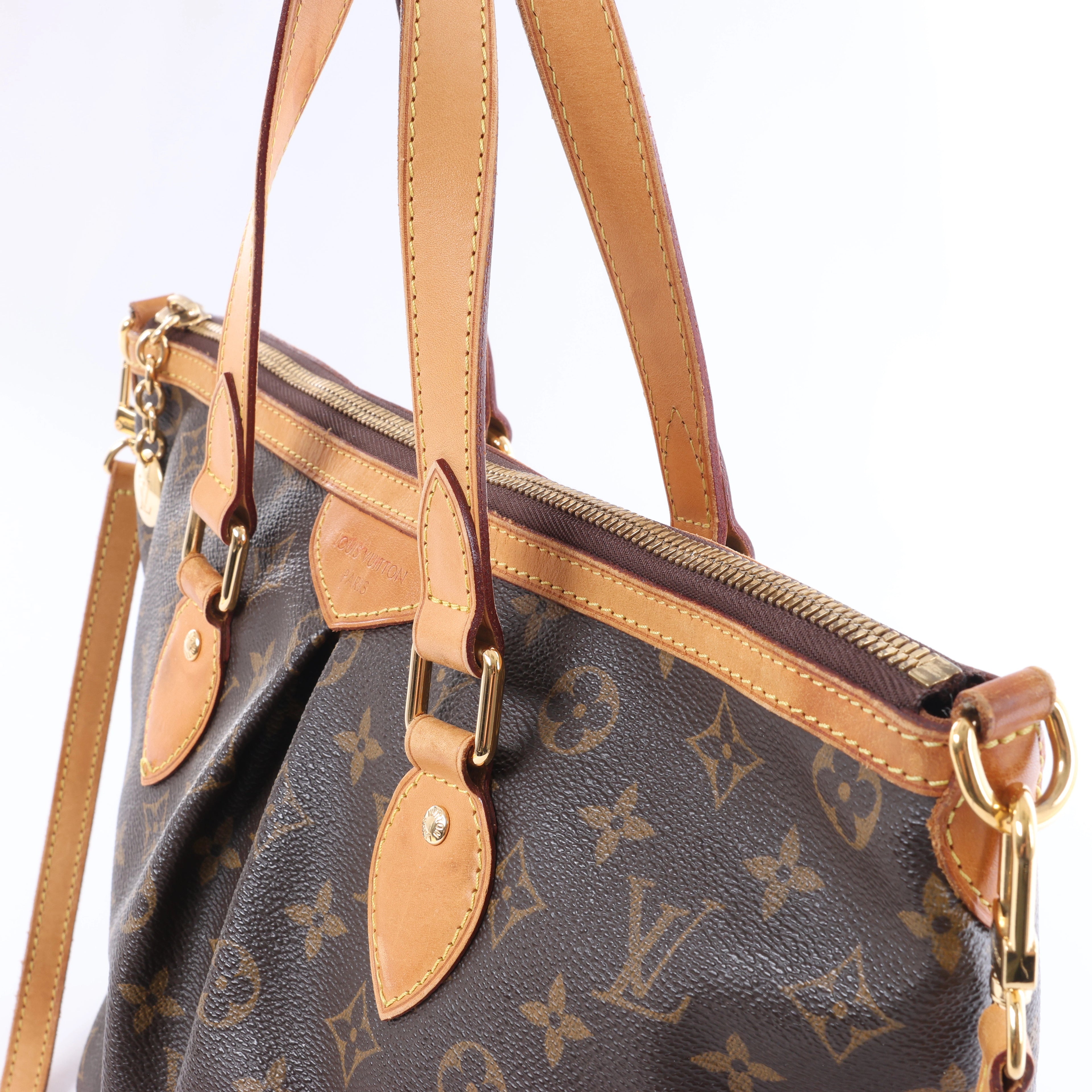 Louis Vuitton Palermo PM Monogram Bolso de mano 2 vías en Marrón M40145