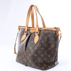 Louis Vuitton Palermo PM Monogram Bolso de mano 2 vías en Marrón M40145