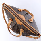 Louis Vuitton Palermo PM Monogram Bolso de mano 2 vías en Marrón M40145