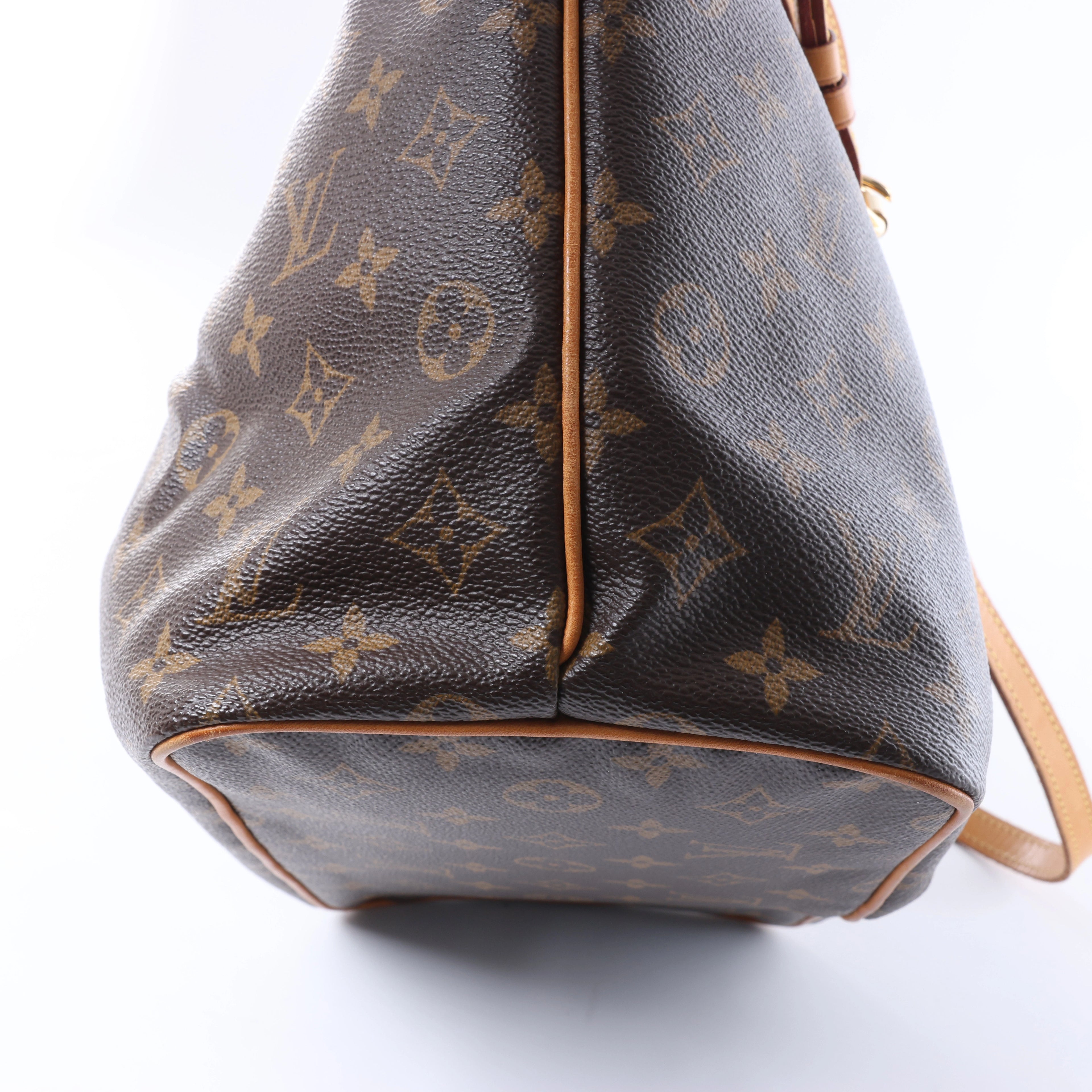 Louis Vuitton Palermo PM Monogram Bolso de mano 2 vías en Marrón M40145