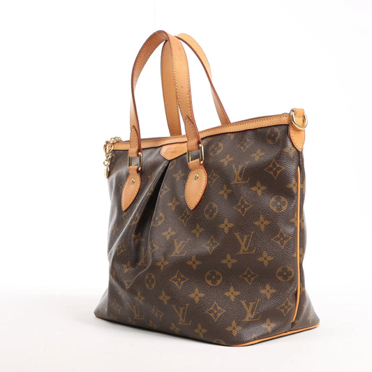 Louis Vuitton Palermo PM Monogram Handbag in Brown M40145