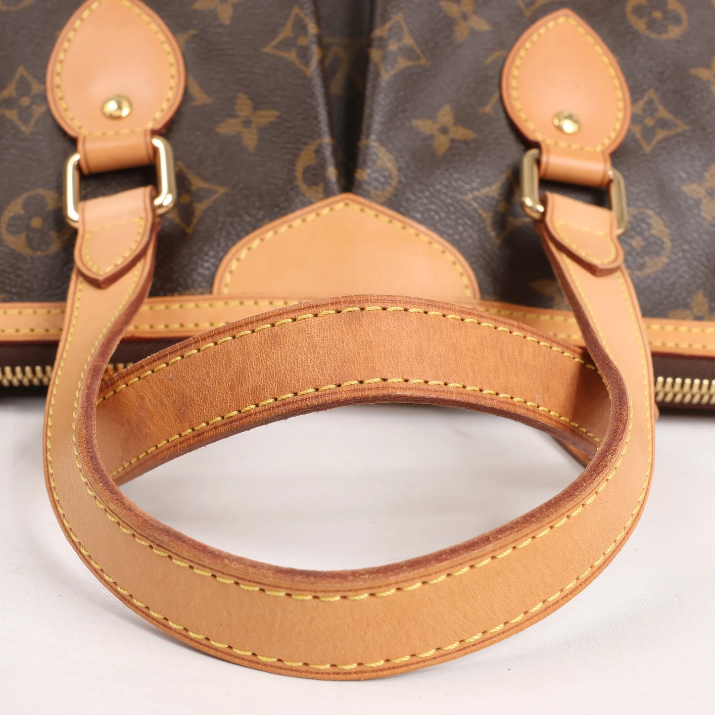 Louis Vuitton Palermo PM Monogram Handbag in Brown M40145