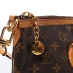 Louis Vuitton Palermo PM Monogram Bolso de mano 2 vías en Marrón M40145