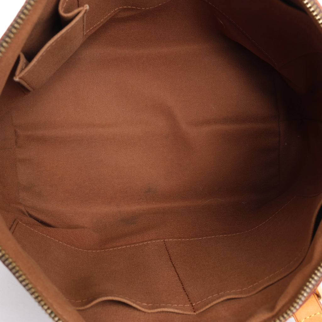 Louis Vuitton Palermo PM Monogram Bolso de mano 2 vías en Marrón M40145