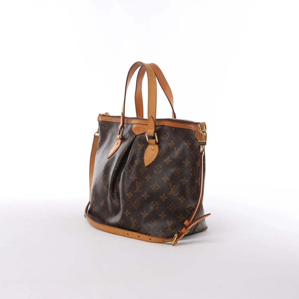 Louis Vuitton Palermo PM Monogram Bolso de mano 2 vías en Marrón M40145