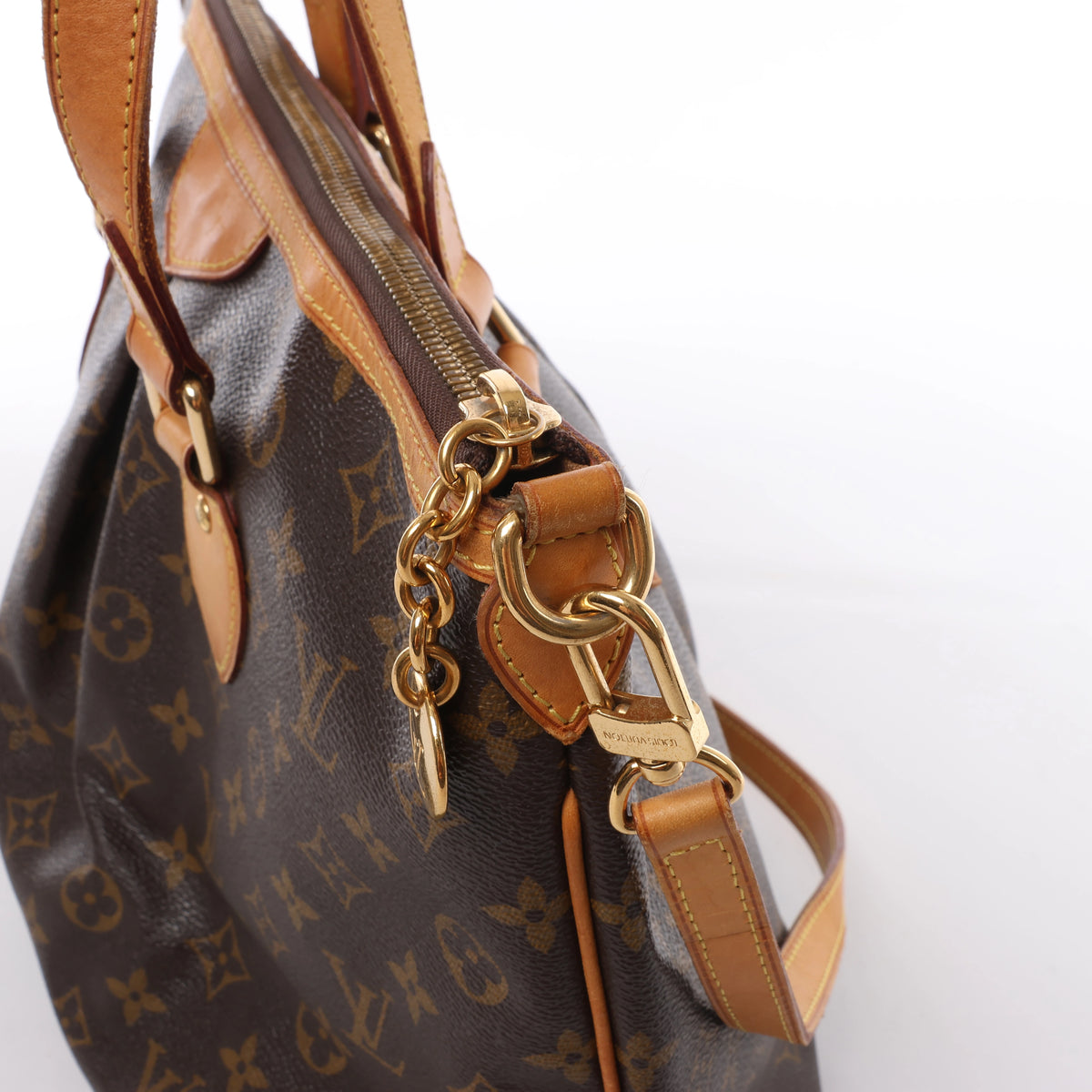 Louis Vuitton Palermo PM Monogram Bolso de mano 2 vías en Marrón M40145