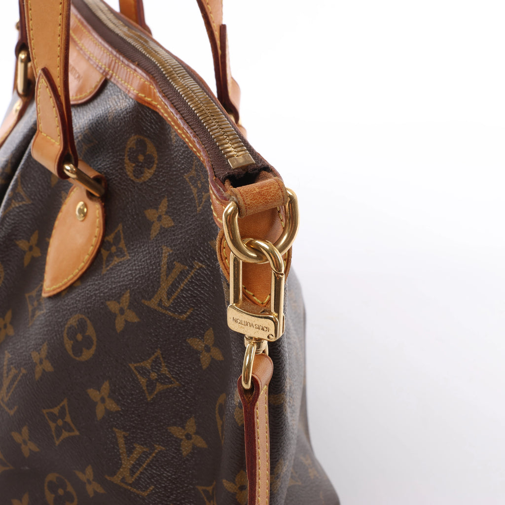 Louis Vuitton Palermo PM Monogram Bolso de mano 2 vías en Marrón M40145