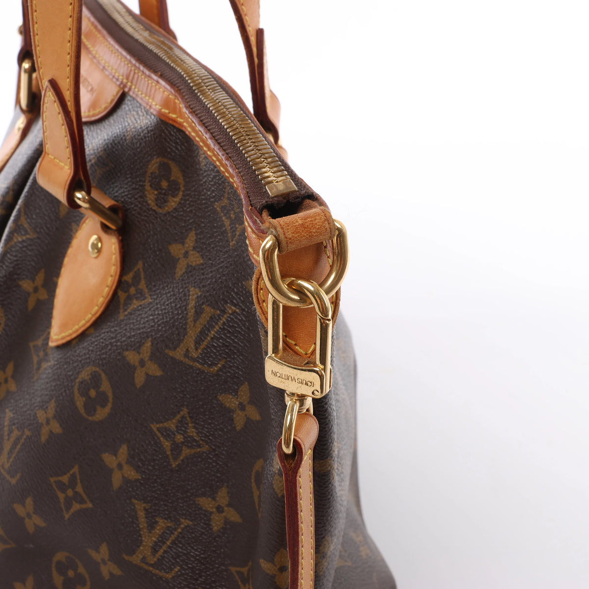 Louis Vuitton Palermo PM Monogram Bolso de mano 2 vías en Marrón M40145