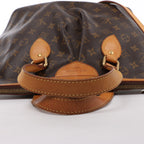 Louis Vuitton Palermo PM Monogram Bolso de mano 2 vías en Marrón M40145