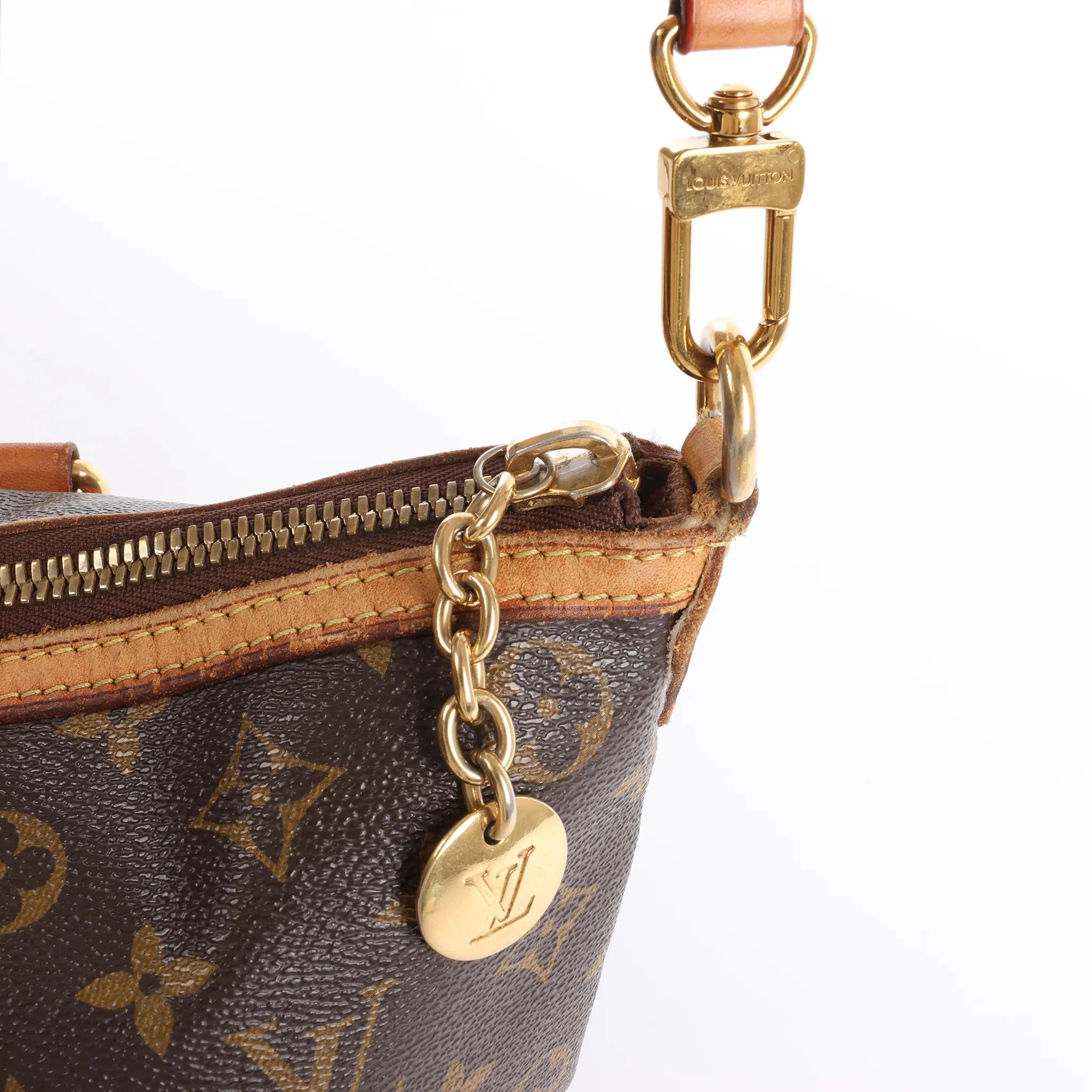 Louis Vuitton Palermo PM Monogram 2Way Handbag in Brown M40145