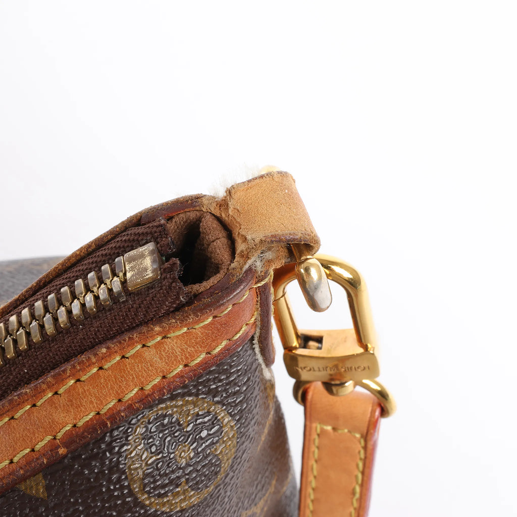 Louis Vuitton Palermo PM Monogram 2Way Handbag in Brown M40145