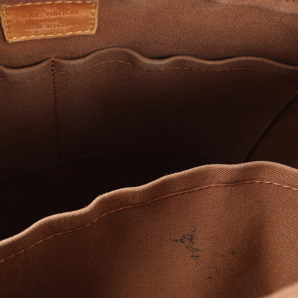 Louis Vuitton Palermo PM Monogram 2Way Handbag in Brown M40145