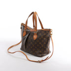 Louis Vuitton Palermo PM Monogram 2Way Handbag in Brown M40145