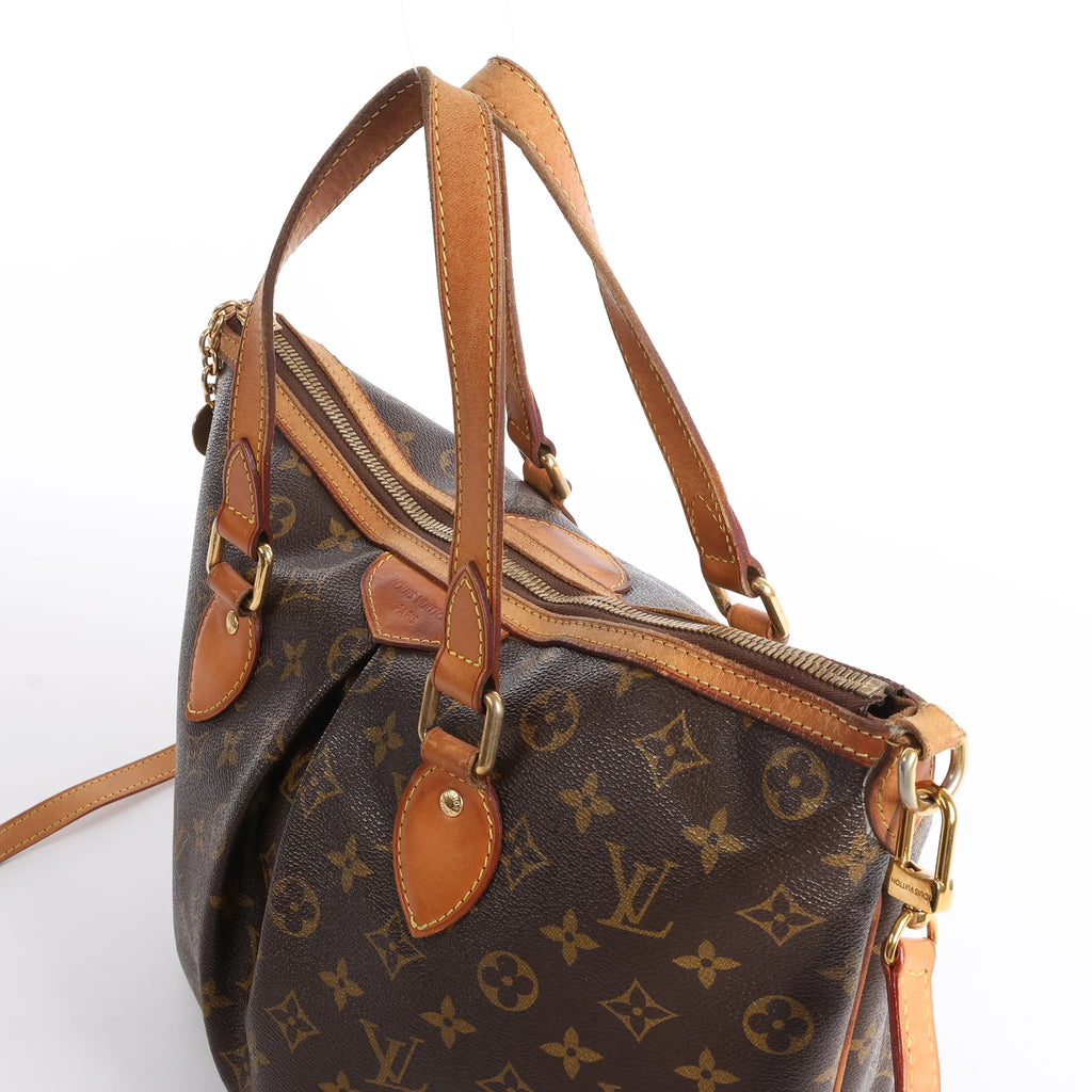 Louis Vuitton Palermo PM Monogram 2Way Handbag in Brown M40145