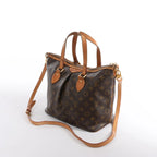 Louis Vuitton Palermo PM Monogram 2Way Handbag in Brown M40145