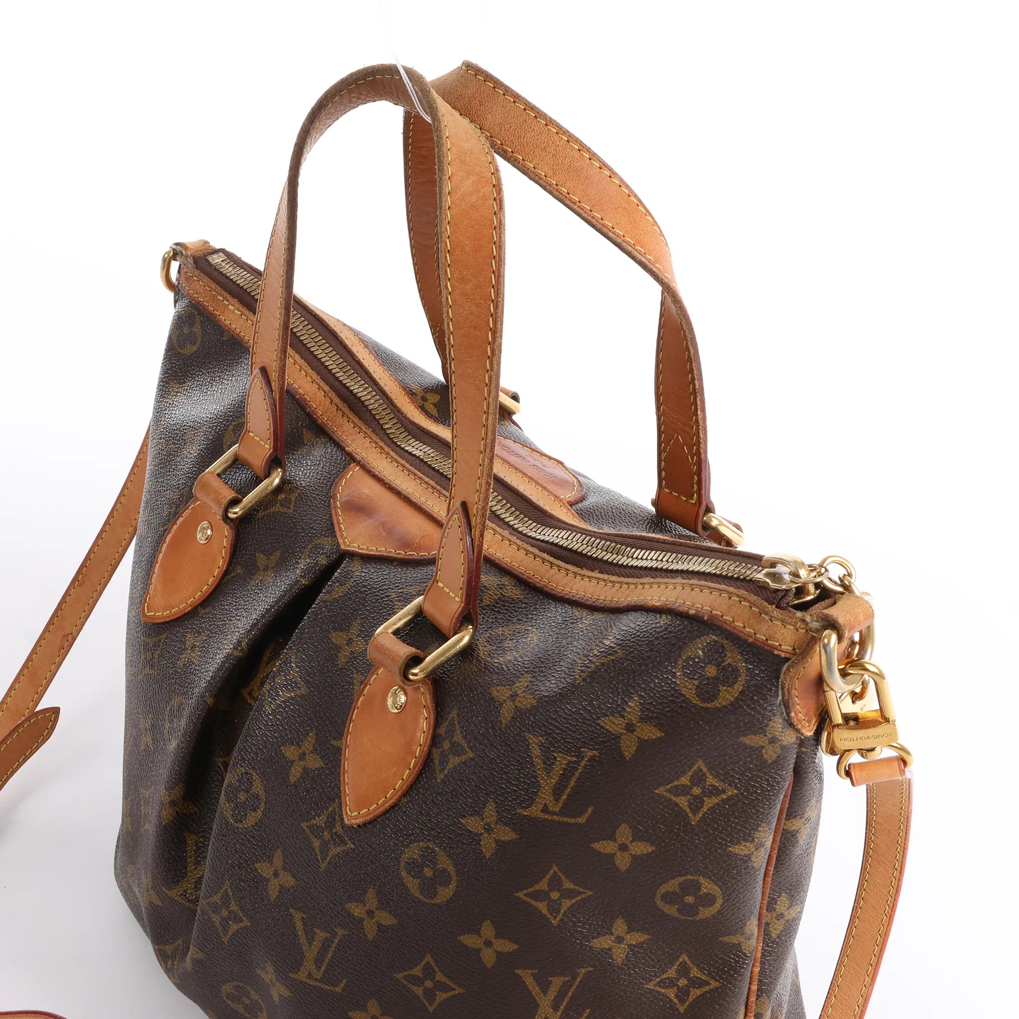 Louis Vuitton Palermo PM Monogram 2Way Handbag in Brown M40145